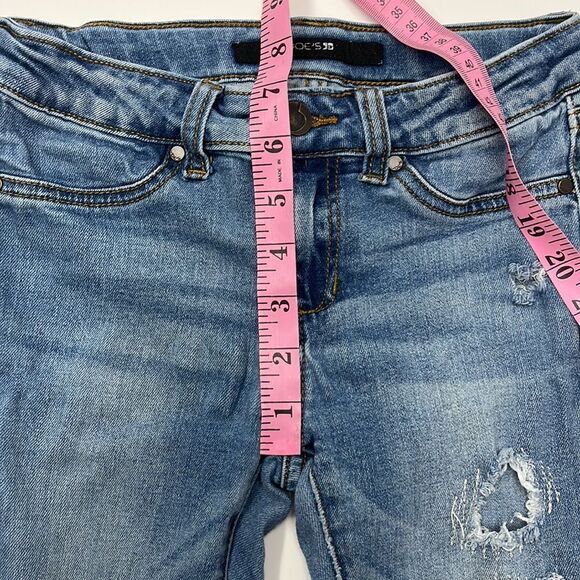 Joe’s Jeans Girls Distressed Skinny Light Wash Denim Jeans - Picture 10 of 11